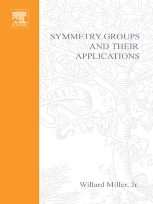 cover image of Symmetry Groups and Their Applications